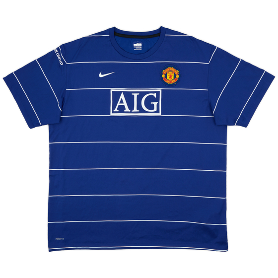 2008-09 Manchester United Nike Training Shirt - 9/10 - (XXL)
