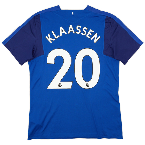 2017-18 Everton Home Shirt Klaassen #20 - 5/10 - (L)