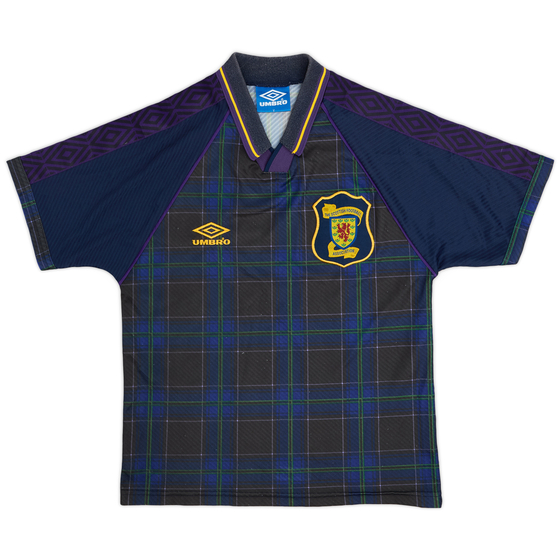 1994-96 Scotland Home Shirt - 8/10 - (Y)