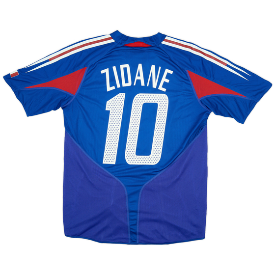 2004-06 France Player Issue Home Shirt Zidane #10 - 8/10 - (L)