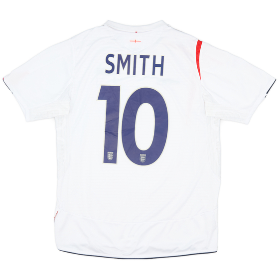 2007-09 England Home Shirt Smith #10 - 8/10 - (XL)