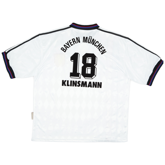 1996-98 Bayern Munich Away Shirt Klinsmann #18 - 9/10 - (XXL)