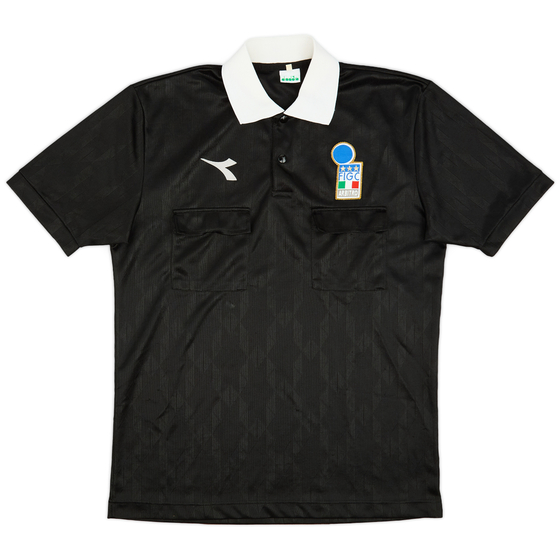 1990s Italy FIGC Diadora Referee Shirt - 8/10 - (L)