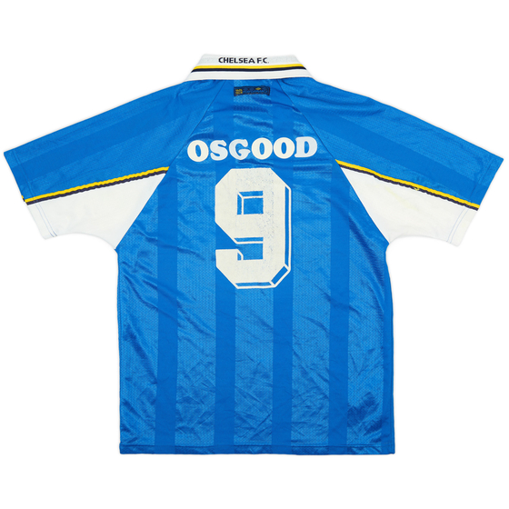 1997-99 Chelsea Home Shirt Osgood #9 - 5/10 - (M)