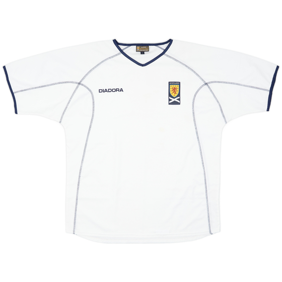 2003-05 Scotland Diadora Training Shirt - 9/10 - (XL)