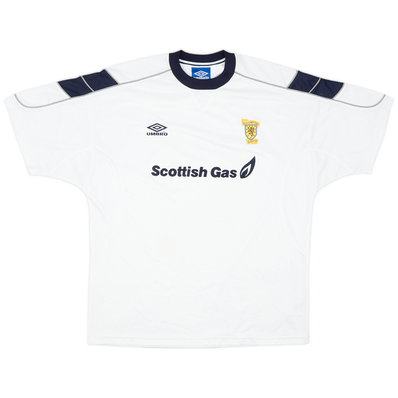 1998-99 Scotland Umbro Training Shirt - 9/10 - (XL)