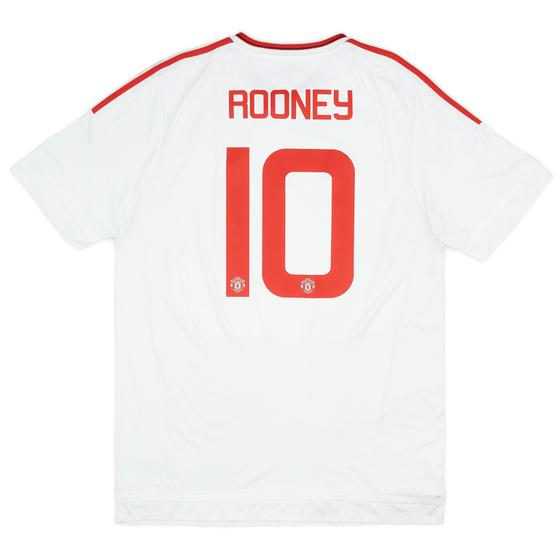 2015-16 Manchester United Away Shirt Rooney #10 - 7/10 - (XL)