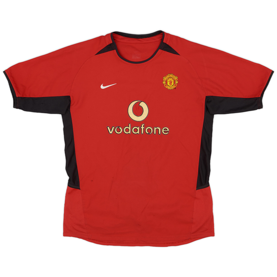 2002-04 Manchester United Home Shirt - 5/10 - (XL.Boys)