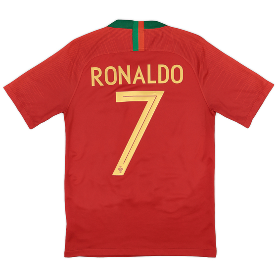 2018-19 Portugal Home Shirt Ronaldo #7 - 9/10 - (S)
