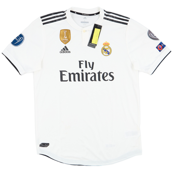 2018-19 Real Madrid Authentic Home Shirt (L)