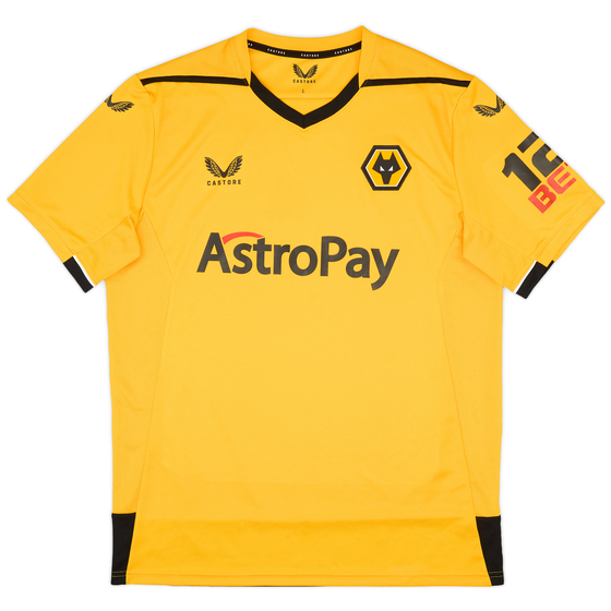 2022-23 Wolves Home Shirt - 9/10 - (L)