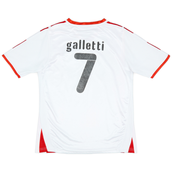 2008-09 Olympiakos Home Shirt Galletti #7 - 6/10 - (XL.Boys)