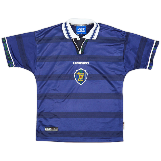1998-00 Scotland Home Shirt - 9/10 - (L.Boys)