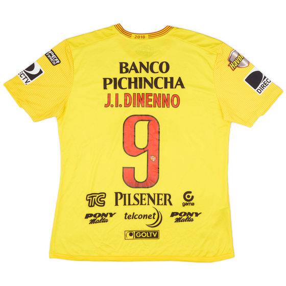 2018-19 Barcelona SC Home Shirt J.I. Dinenno #9 - 9/10 - (XL)