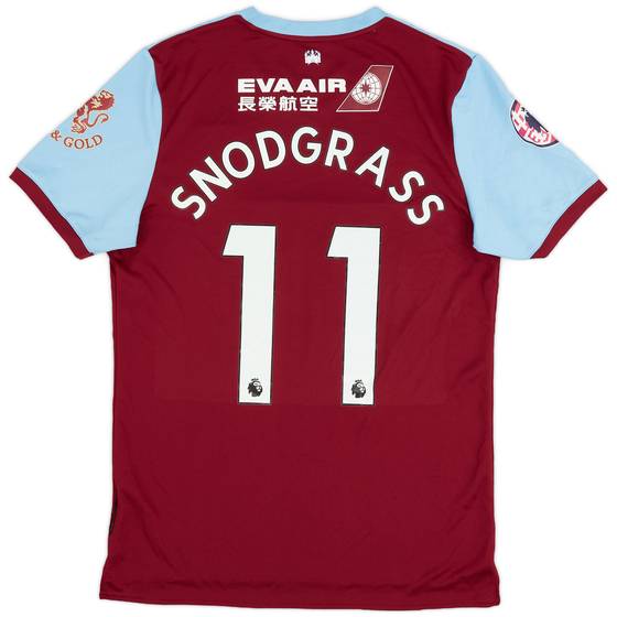 2019-20 West Ham Match Issue Home Shirt Snodgrass #11