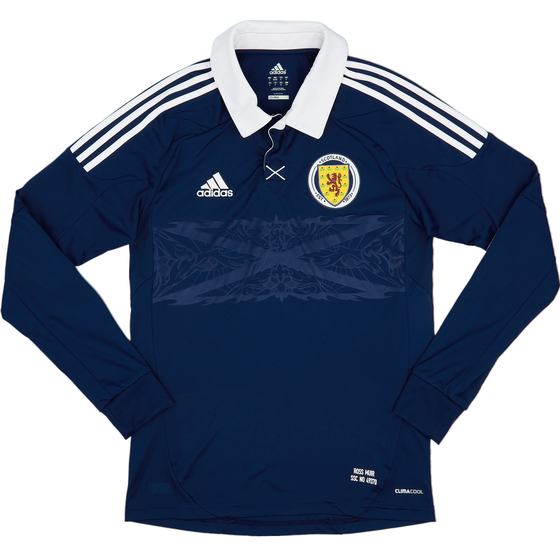 2011-13 Scotland Home L/S Shirt - 8/10 - (S)
