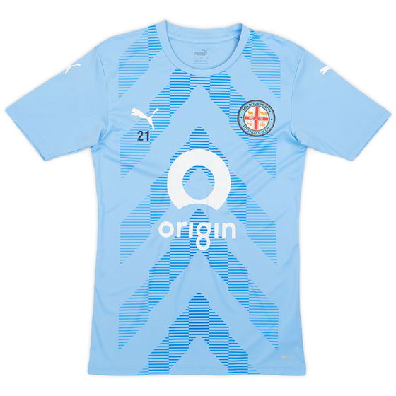 2022-23 Melbourne City Women's Player Issue Training Shirt # - 3/10 - (M)