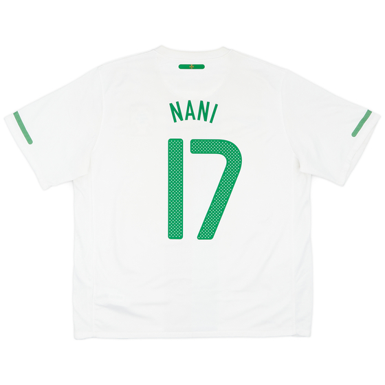 2010-11 Portugal Away Shirt Nani #17 - 7/10 - (XL)