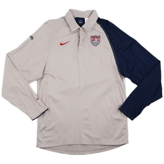 2005-06 USA Nike Polo L/S Shirt - 9/10 - (L)