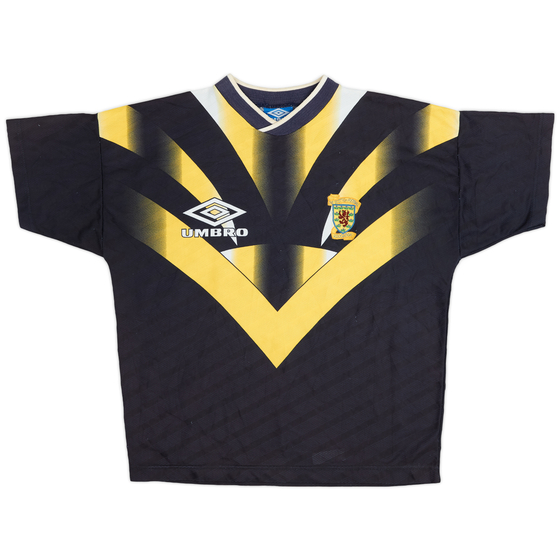 1994-95 Scotland Umbro Training Shirt - 8/10 - (XL)