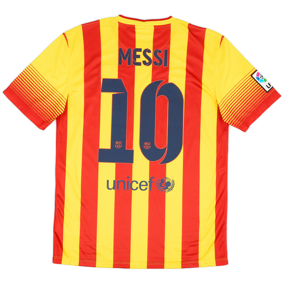 2013-14 Barcelona Away Shirt Messi #10 - 9/10 - (M)