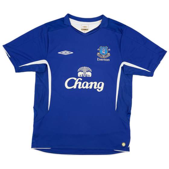 2005-06 Everton Home Shirt - 7/10 - (L)