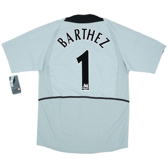 2002-04 Manchester United GK S/S Shirt Barthez #1 (L)