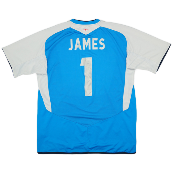 2004-06 England GK S/S Shirt James #1 - 8/10 - (XXL)