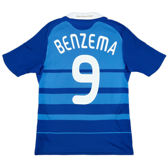 2008-09 France Home Shirt Benzema #9 - 9/10 - (S)