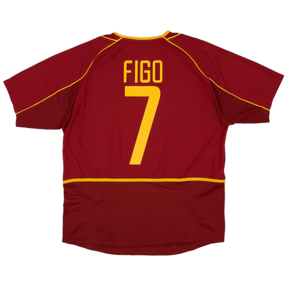 2002-04 Portugal Home Shirt Figo #7 - 5/10 - (L)