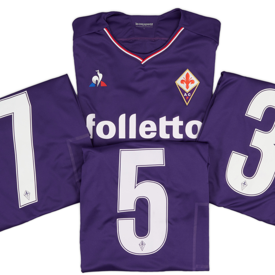 2017-18 Fiorentina Match Issue Home Shirt # - 7/10