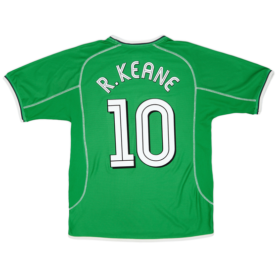 2001-03 Ireland 'World Cup 2002' Home Shirt R.Keane #10 - 8/10 - (M)