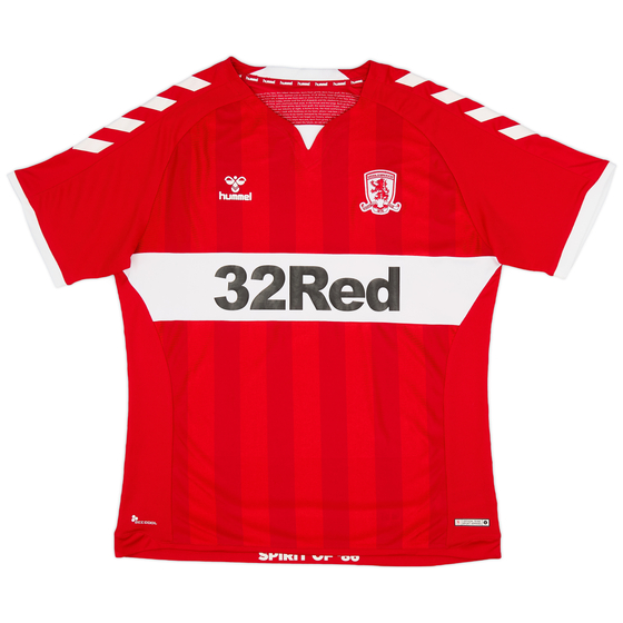 2018-19 Middlesbrough Home Shirt - 9/10 - (XXL)