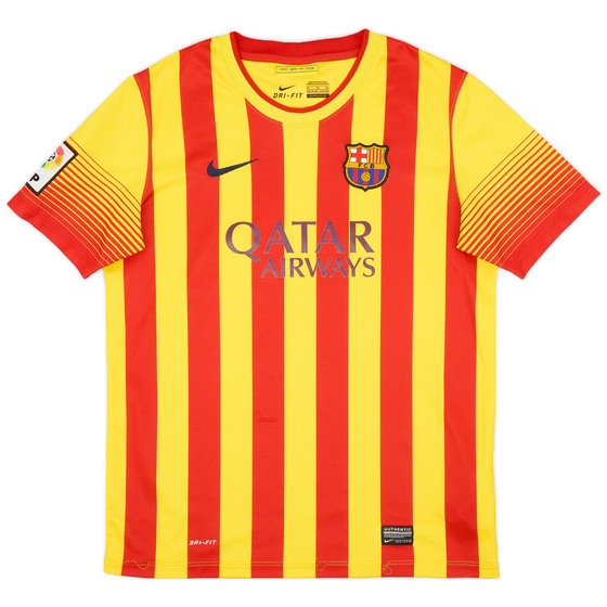 2013-15 Barcelona Away Shirt - 8/10 - (XL.Boys)