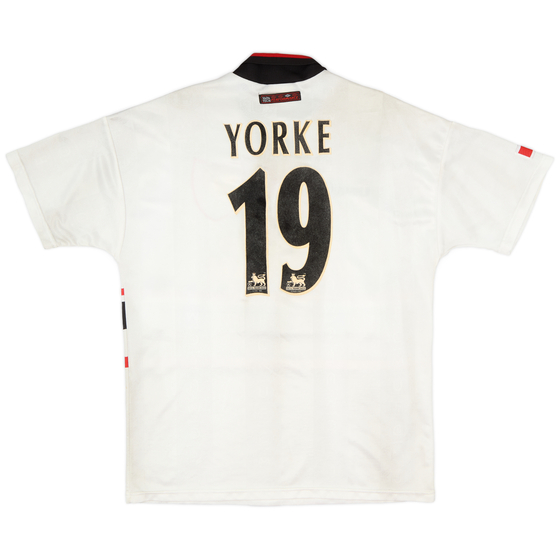 1997-99 Manchester United Away Shirt Yorke #19 - 7/10 - (L)