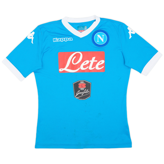 2015-16 Napoli Basic Home Shirt - 4/10 - (XL.Boys)