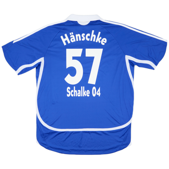 2007-08 Schalke Home Shirt Hanschke #57 - 6/10 - (XL)