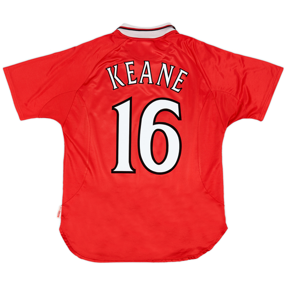 1999-00 Manchester United 'CL Winners' Shirt Keane #16 - 8/10 - (L)