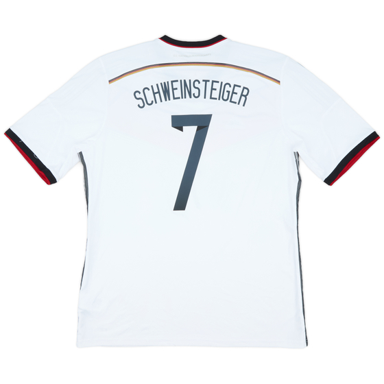 2014-15 Germany Home Shirt Schweinsteiger #7 - 9/10 - (XL)