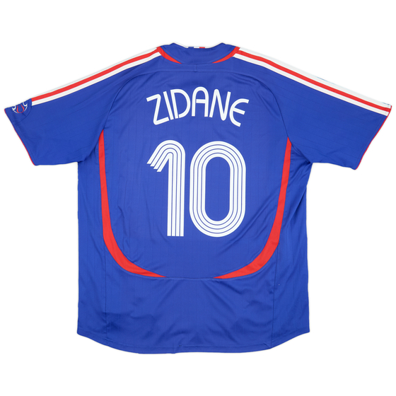2006-07 France Home Shirt Zidane #10 - 9/10 - (XL)