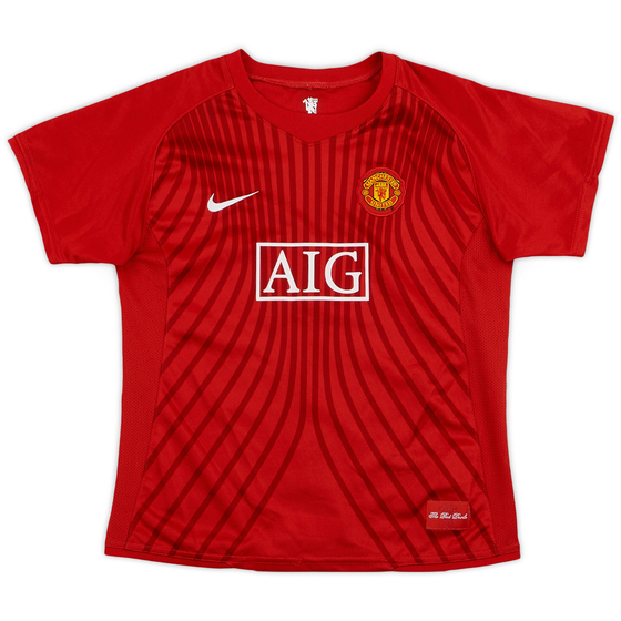2007-09 Manchester United Home Shirt - 9/10 - (L.Infants)