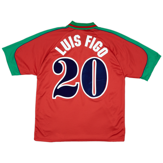 1996-97 Portugal Home Shirt Luis Figo #20 - 10/10 - (XL)