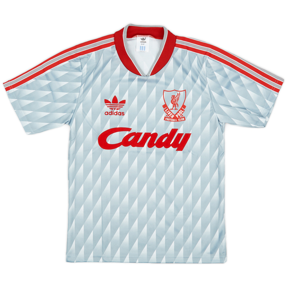 1989-91 Liverpool Away Shirt - 9/10 - (M.Boys)