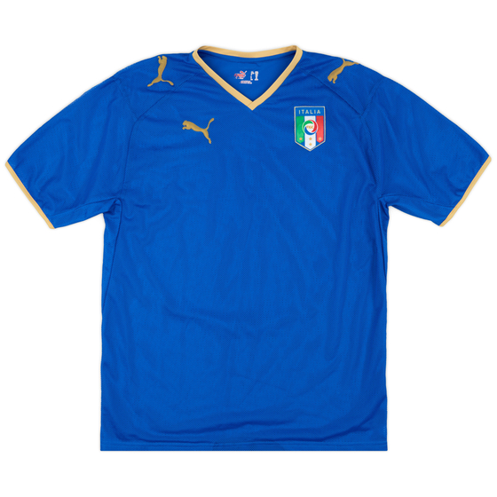 2007-08 Italy Home Shirt - 9/10 - (XL.Boys)