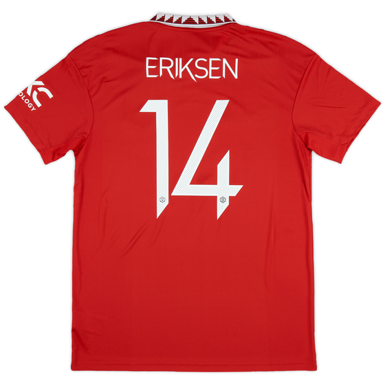 2022-23 Manchester United Home Shirt Eriksen #14