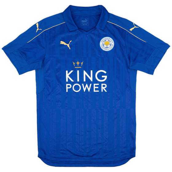 2016-17 Leicester Home Shirt - 9/10 - (M)