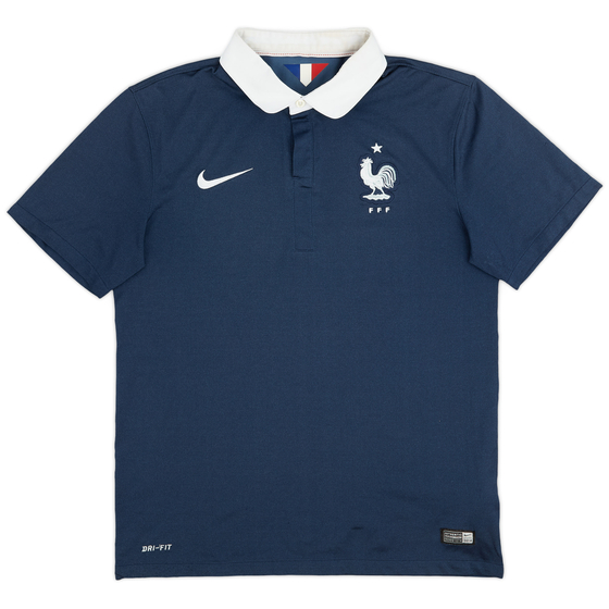 2014-15 France Home Shirt - 8/10 - (M)