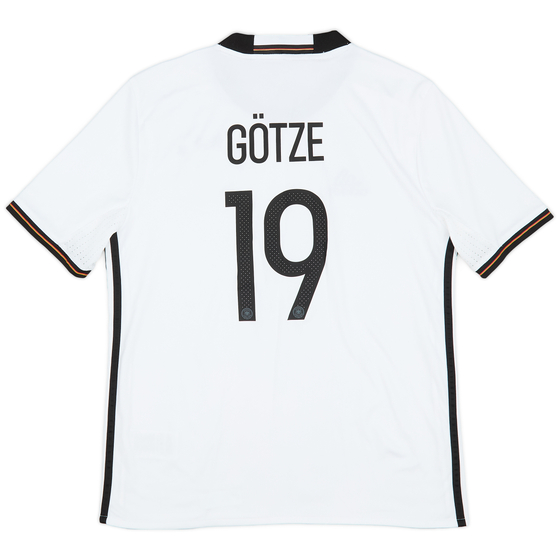 2015-16 Germany Home Shirt Götze #19 - 9/10 - (L.Boys)