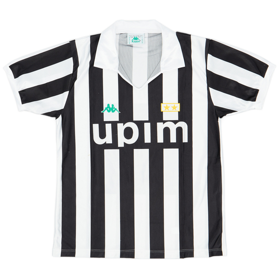 1991-92 Juventus Basic Home Shirt - 8/10 - (M)