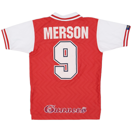 1996-98 Arsenal Home Shirt Merson #9 - 6/10 - (XL.Boys)